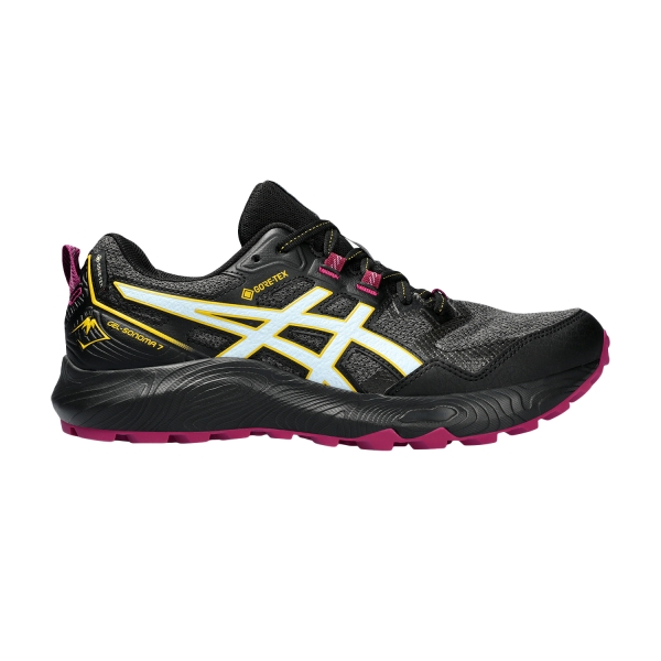 Women's Trail Running Shoes Asics Gel Sonoma 7 GTX  Black/Light Blue 1012B414004