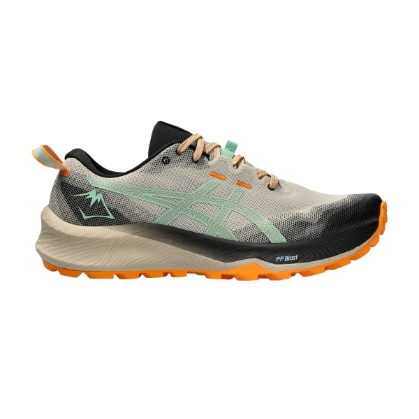 Men's Trail Running Shoes Asics Gel Trabuco 12  Feather Grey/Dark Mint 1011B799020