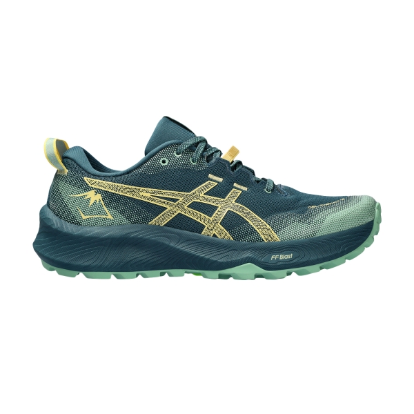 Men's Trail Running Shoes Asics Gel Trabuco 12  Magnetic Blue/Faded Yellow 1011B799400