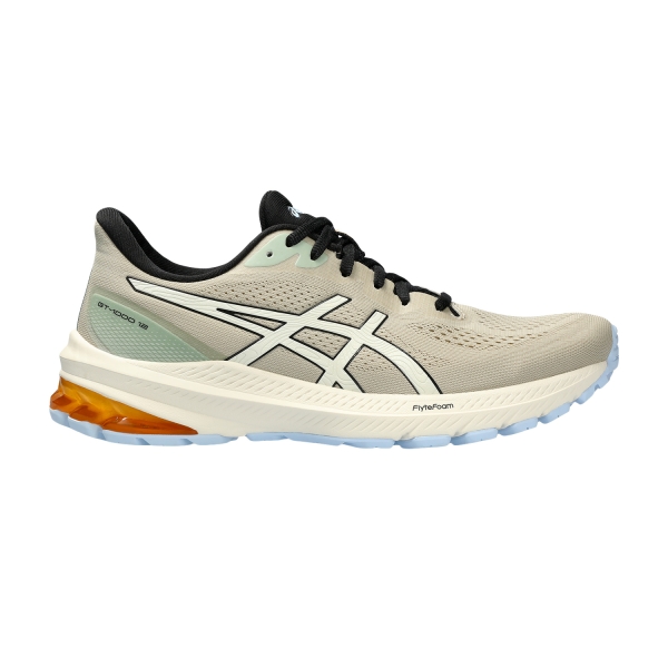 Men's Structured Running Shoes Asics GT 1000 12 TR  Nature Bathing/Fellow Yellow 1011B761250