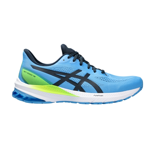 Men's Structured Running Shoes Asics GT 1000 12  Waterscape/French Blue 1011B631404
