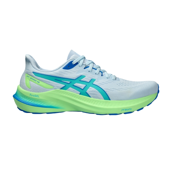 Men's Structured Running Shoes Asics GT 2000 12 Lite Show  Lite Show/Sea Glass 1011B842400