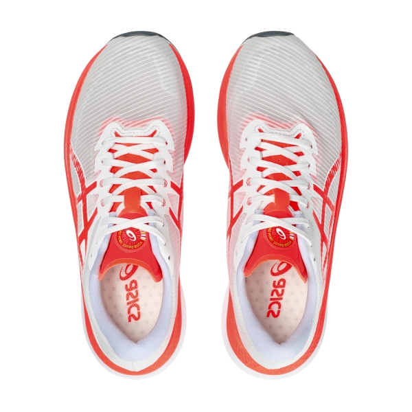 Asics Magic Speed 3 - White/Sunrise Red