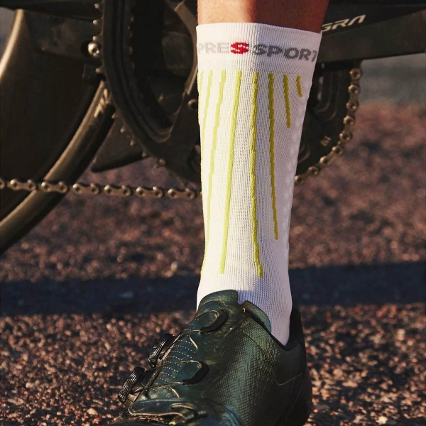 Compressport Aero Socks - White/Lime