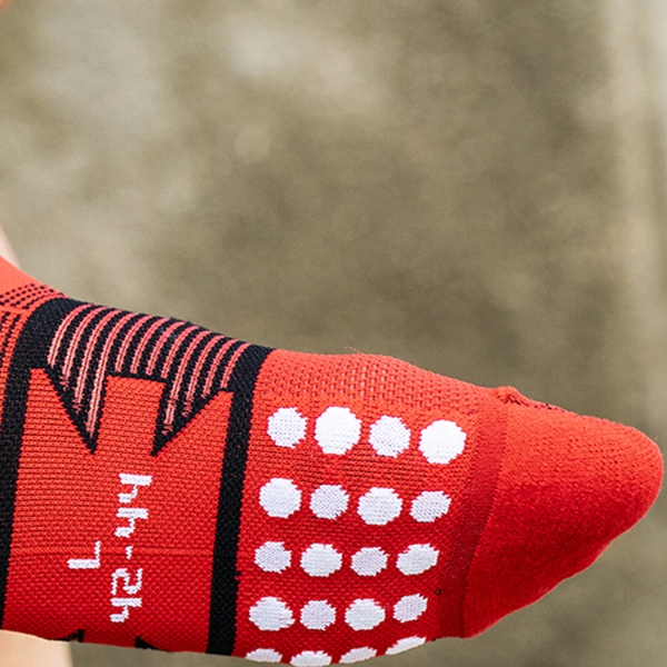 Compressport Fast Hiking Socks - Black/Red/White