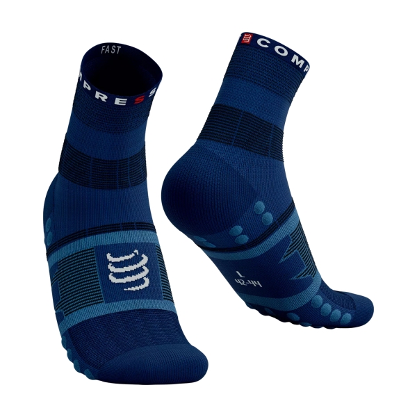 Calze Running Compressport Fast Hiking Calze  Estate Blue/Pacific Coast SCRU2025029