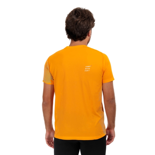 Compressport Performance T-Shirt - Autumn Glory/Hawaiian Ocean