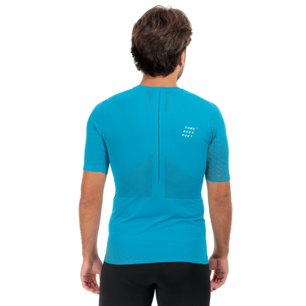 Compressport Racing Camiseta - Mosaic Blue/Magnet