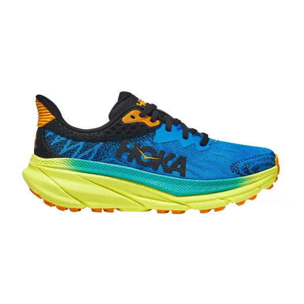 Men's Trail Running Shoes Hoka Hoka Challenger 7  Diva Blue/Evening Primrose  Diva Blue/Evening Primrose 