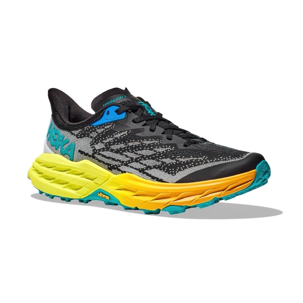 Hoka Speedgoat 5 - Black/Evening Primrose