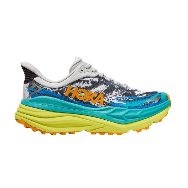 Men's Trail Running Shoes Hoka Stinson 7  White/Evening Primrose 1141530WEPR
