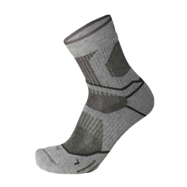 Running Socks Mico Mico Extra Dry Coolmax Medium Weight Socks  Grigio Melange  Grigio Melange 