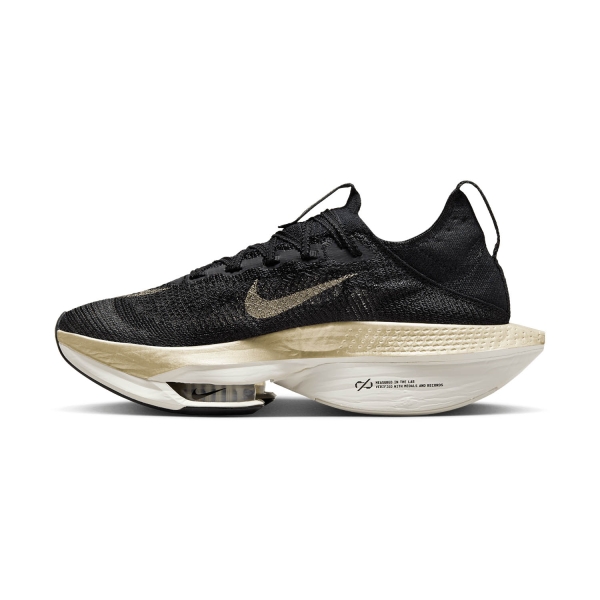 Nike Air Zoom Alphafly Next% 2 - Black/Metallic Gold Grain/Sail