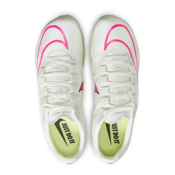 Nike Air Zoom Maxfly Athletic Shoes   Sail/Fierce Pink