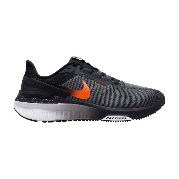 Scarpe Running Stabili Uomo Nike Air Zoom Structure 25  Smoke Grey/Safety Orange/Black FQ8724084