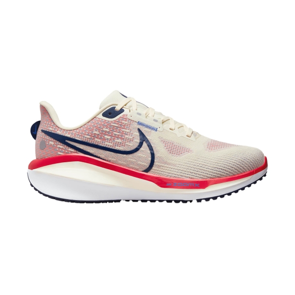 Men's Neutral Running Shoes Nike Nike Vomero 17  Sea Glass/Midnight Navy/University Red  Sea Glass/Midnight Navy/University Red 