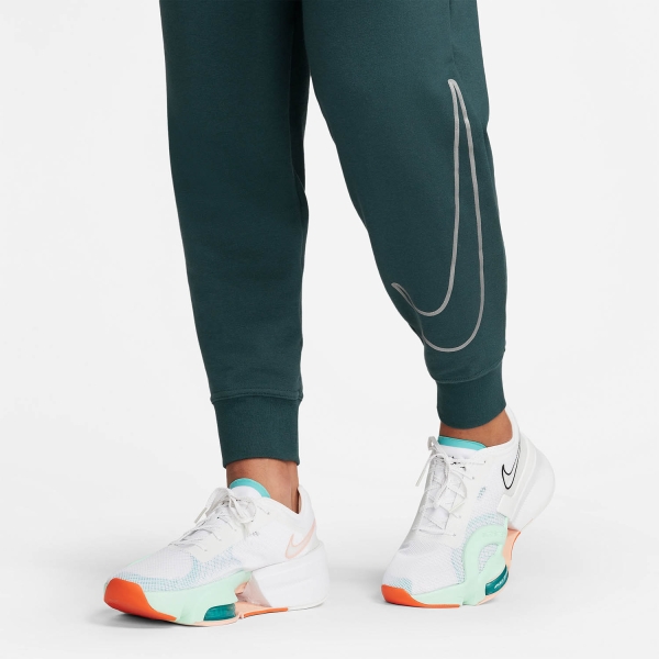 Nike Dri-FIT One Pantaloni - Deep Jungle/Metallic Silver