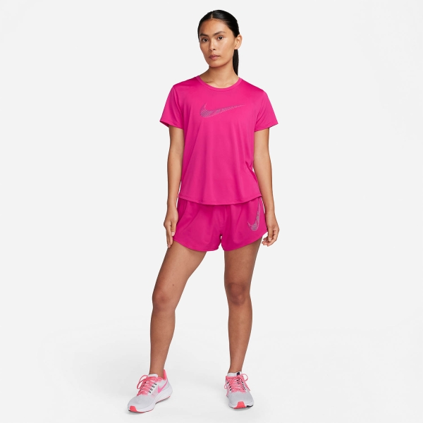 Nike Dri-FIT Swoosh Maglietta - Fireberry