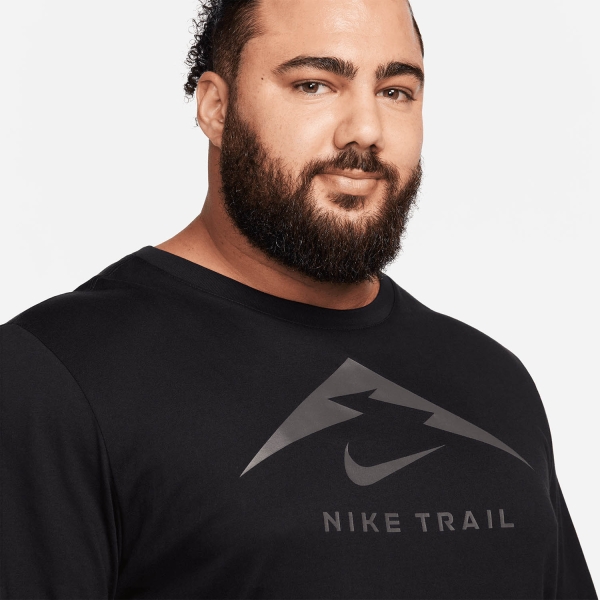 Nike Dri-FIT Trail Maglia - Black