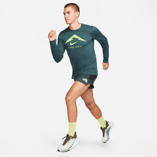 Nike Dri-FIT Trail Shirt - Deep Jungle