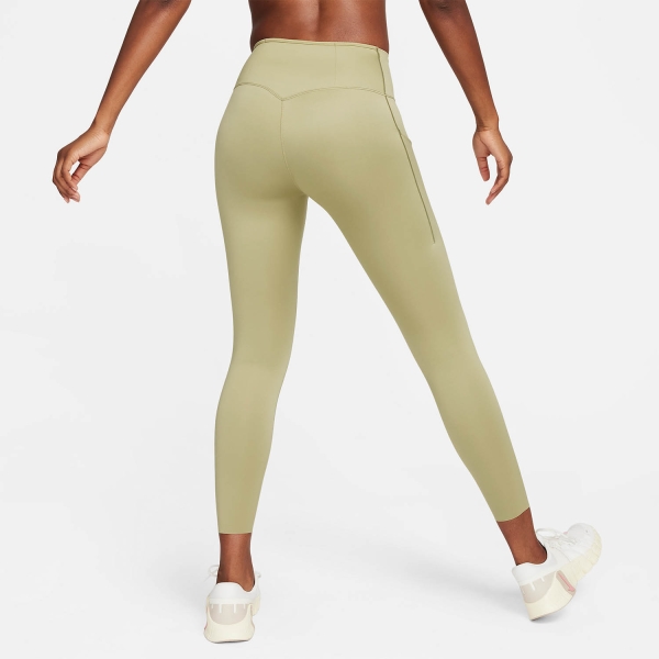Nike Performance ONE - Leggings - medium olive white/olive