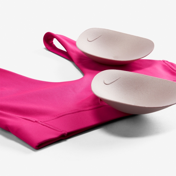 Nike Dri-FIT Indy Reggiseno Sportivo - Fireberry/Rush Fuchsia