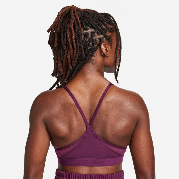 Nike Indy Reggiseno Sportivo - Bordeaux/White