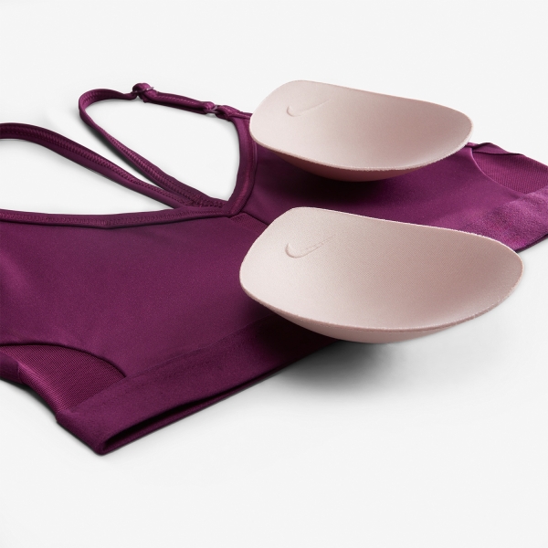 Nike Indy Reggiseno Sportivo - Bordeaux/White