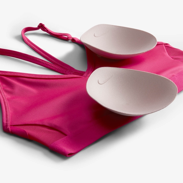 Nike Indy Reggiseno Sportivo - Fireberry/White