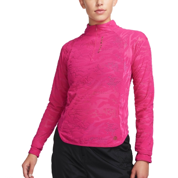Camisa Running Mujer Nike Nike Trail Pro Camisa  Fireberry/Cedar  Fireberry/Cedar 