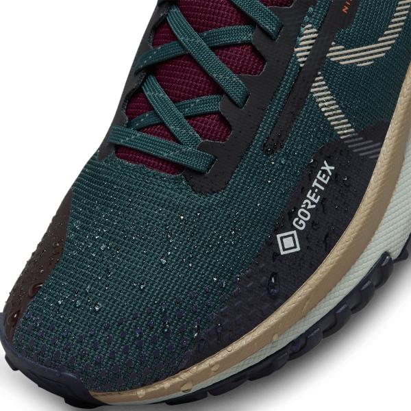 Nike React Pegasus Trail 4 GTX - Deep Jungle/Khaki/Night Maroon