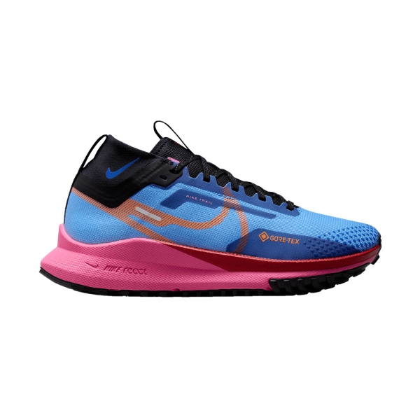 Nike React Pegasus Trail 4 GTX - University Blue/Safety Orange/Pink Glow