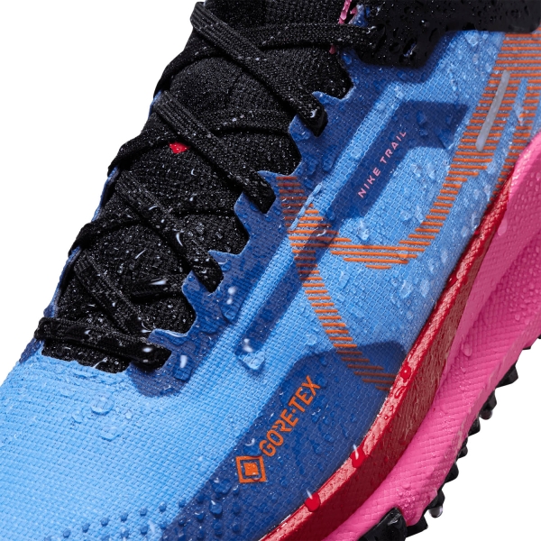 Nike React Pegasus Trail 4 GTX - University Blue/Safety Orange/Pink Glow