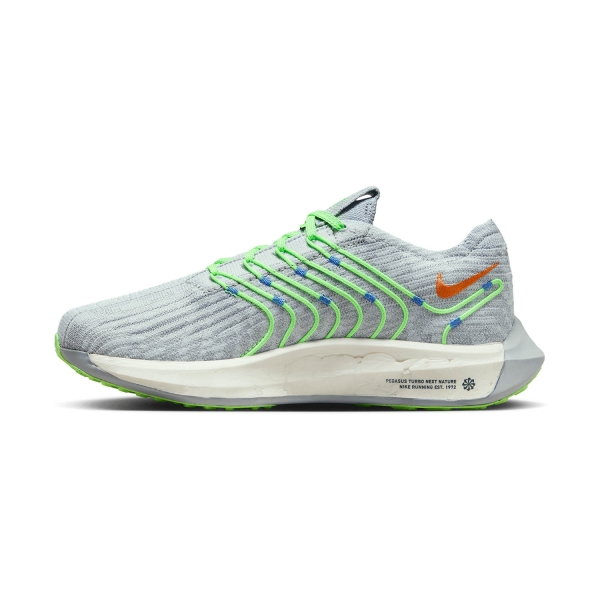 Nike Pegasus Turbo Next Nature - Pure Platinum/Bright Mandarin/Wolf Grey