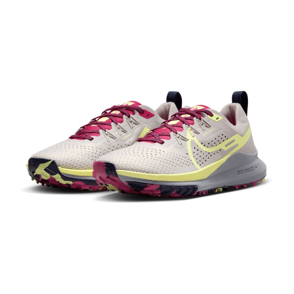 Nike React Pegasus Trail 4 Women's Running Shoes - Platinium