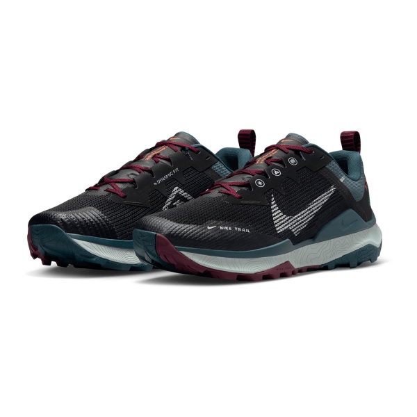 Nike React Wildhorse 8 - Black/Sea Glass/Deep Jungle/Night Maroon