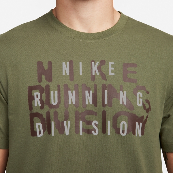 Nike Run Division Maglietta - Medium Olive