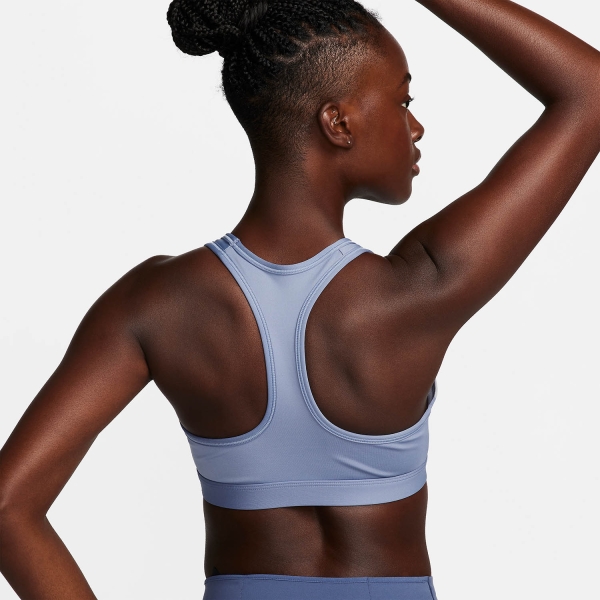 Nike Swoosh Dri-FIT Sports Bra - Ashen Slate/Black