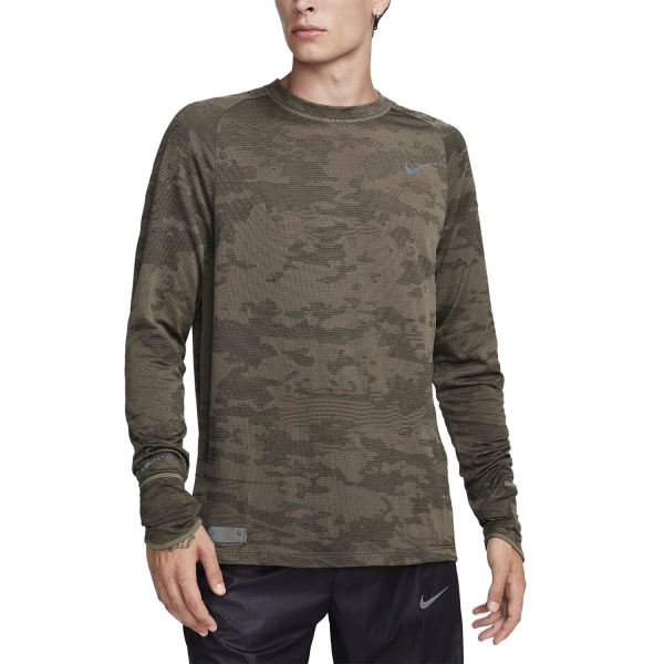 Maglia Running Uomo Nike ThermaFIT ADV Run Division Maglia  Medium Olive FB8538222