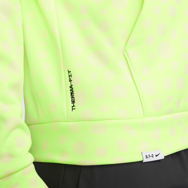 Nike Therma-FIT Printed Studio 72 Sudadera - Lime Blast/White