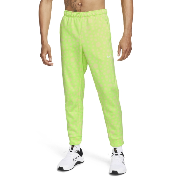 Pants e Tights da Training Uomo Nike ThermaFIT Printed Studio 72 Pantaloni  Lime Blast/Luminous Green/White FB8509337