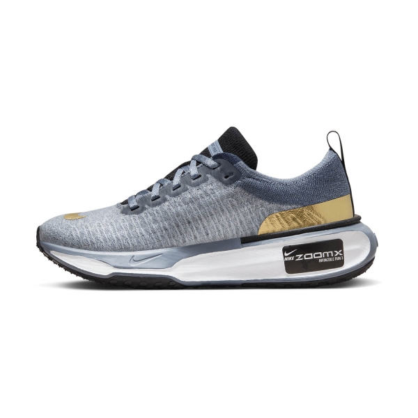 Nike Zoomx Invincible Run Flyknit 3 - Ashen Slate/Metallic Gold/Diffused Blue