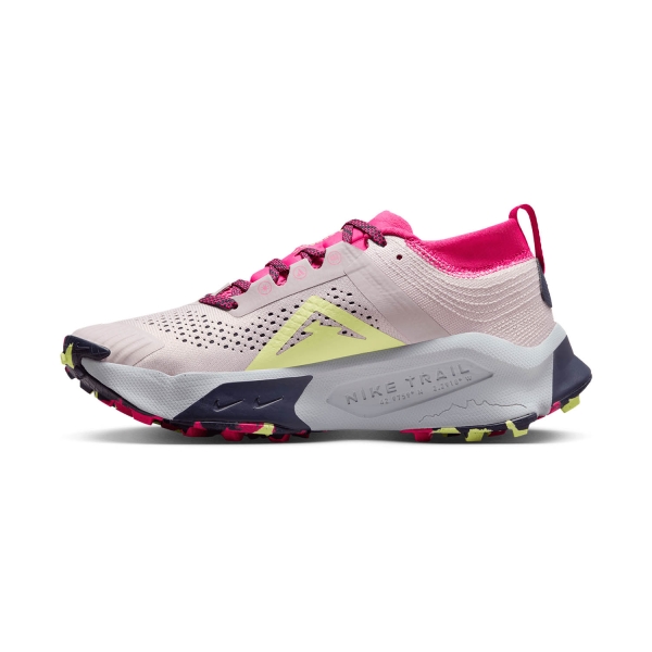 Nike ZoomX Zegama Trail - Platinum Violet/Luminous Green/Fireberry