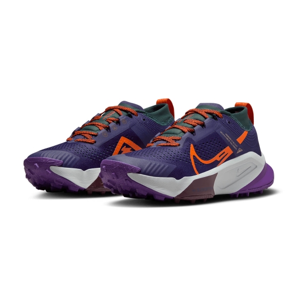 Nike ZoomX Zegama Trail - Purple Ink/Safety Orange/Deep Jungle