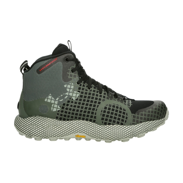 Men's Outdoor Shoes Under Armour HOVR DS Ridge Trek WP  Black/Colorado Sage/Grove Green 30267360001