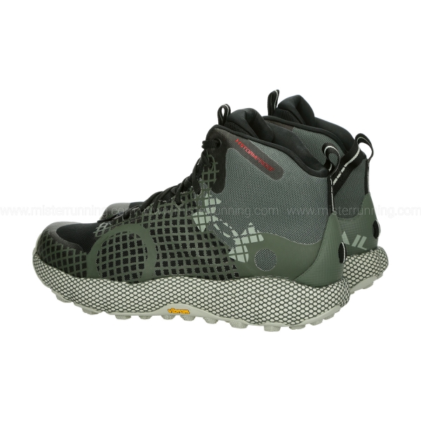 Under Armour HOVR DS Ridge Trek WP - Black/Colorado Sage/Grove Green