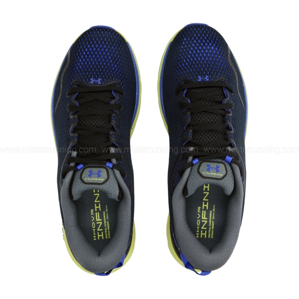Under Armour HOVR Infinite 5 - Black/Lime Yellow/Team Royal