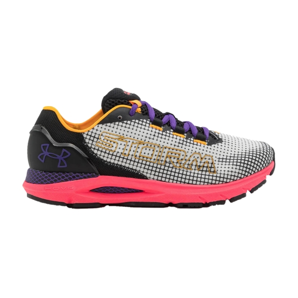 Men's Neutral Running Shoes Under Armour HOVR Sonic 6 Storm  White Clay/Pink Shock/Metro Purple 30265480300