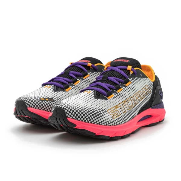 Under Armour HOVR Sonic 6 Storm - White Clay/Pink Shock/Metro Purple