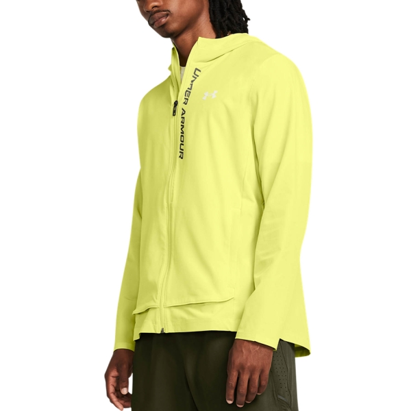 Giacca Running Uomo Under Armour Outrun The Storm Giacca  Lime Yellow/Marine OD Green/Reflective 13767940743